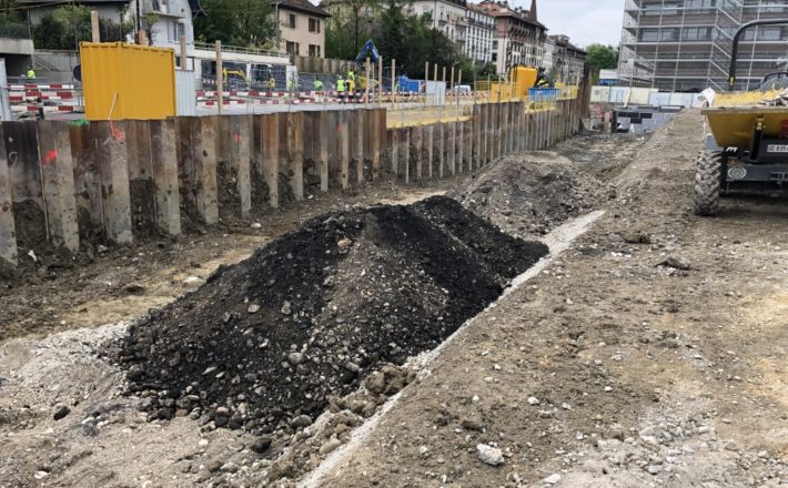 Suivi des terrassements, gestion des matériaux d’excavation pollués